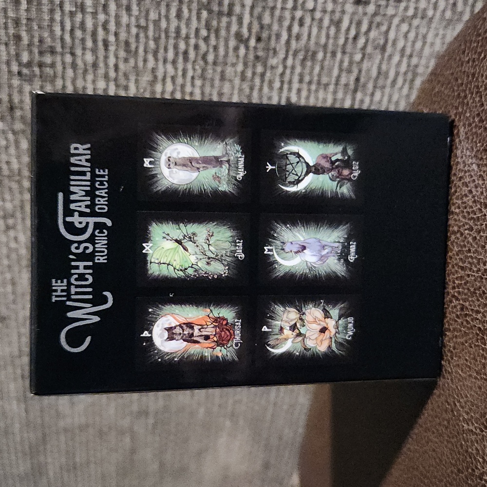 New -Mini- The Witch's Familiar RUNIC Oracle Card Deck- 24 cards & Guide Sheet - Picture 2 of 5